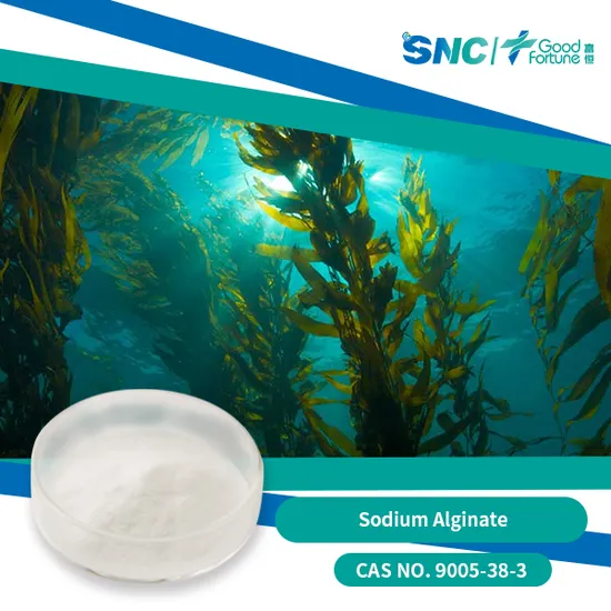 Natural Food Thickener Brown Seaweeds (Extract) Sodium Alginate for Gelling Agent 