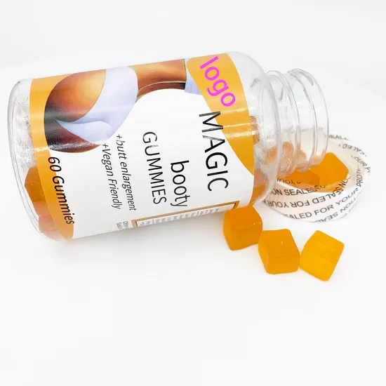 OEM Custom Logo Hip Enlargement Booty Growth Butt Enhancement 100% Natural Nutrition Supplement Butt Gummies 